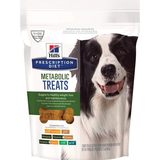 Hill's Prescription Diet Metabolic Crunchy Dog Treats 3 Hill's Prescription Diet Metabolic Crunchy Dog Treats