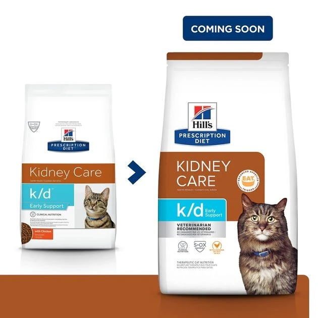 Hill's Prescription Diet k/d Kidney Care Early Support with Chicken Dry Cat Food 4 Hill's Prescription Diet k/d Kidney Care Early Support with Chicken Dry Cat Food - Image 2