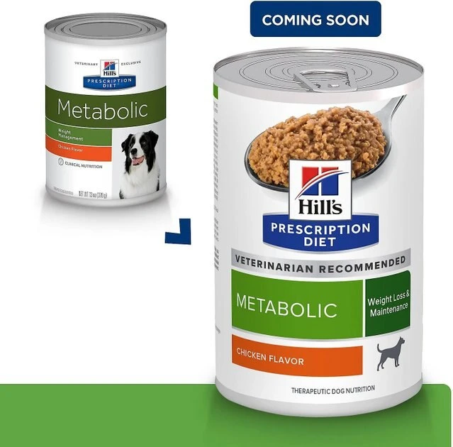 Hill's Prescription Diet Metabolic Chicken Flavor Wet Dog Food 4 Hill's Prescription Diet Metabolic Chicken Flavor Wet Dog Food - Image 2