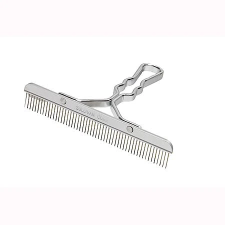 Sullivan Supply Blunt Aluminum Handle Tooth Comb 3 Sullivan Supply Blunt Aluminum Handle Tooth Comb