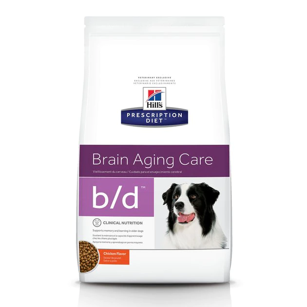 Hill's Prescription Diet b/d Brain Aging Care Chicken Flavor Dry Dog Food 3 Hill's Prescription Diet b/d Brain Aging Care Chicken Flavor Dry Dog Food