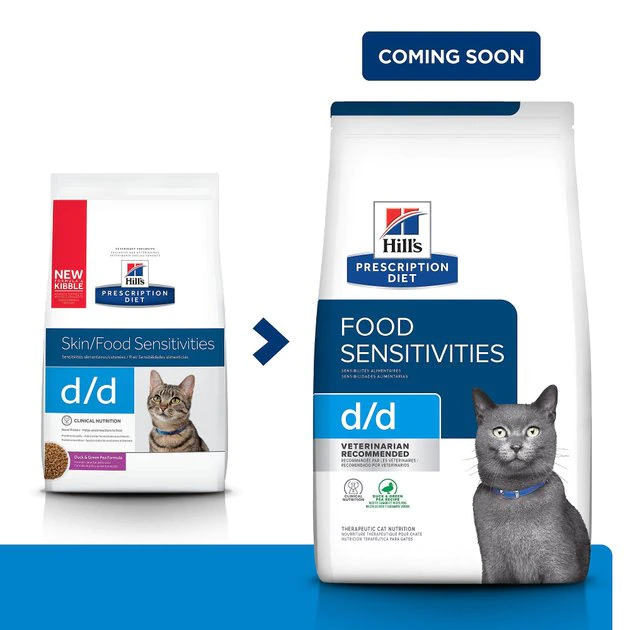 Hill's Prescription Diet d/d Skin/Food Sensitivities Duck & Green Pea Dry Cat Food 4 Hill's Prescription Diet d/d Skin/Food Sensitivities Duck & Green Pea Dry Cat Food - Image 2