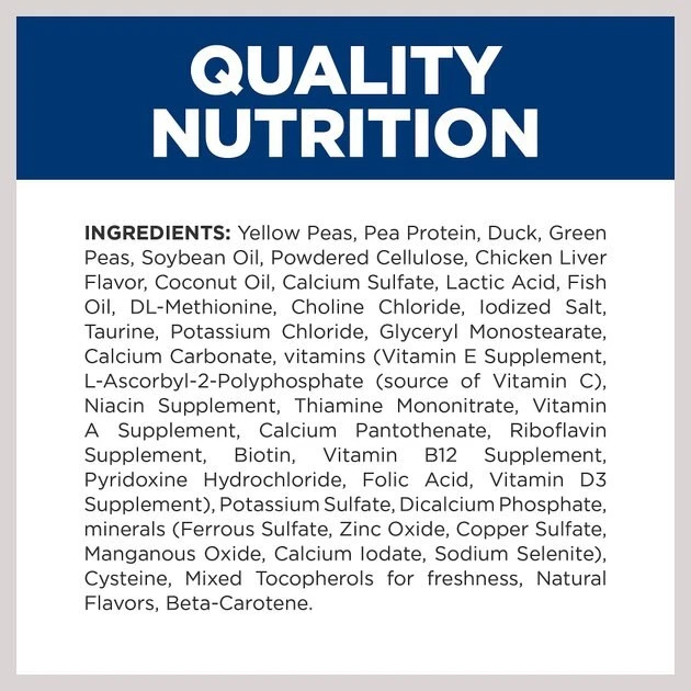 Hill's Prescription Diet d/d Skin/Food Sensitivities Duck & Green Pea Dry Cat Food 10 Hill's Prescription Diet d/d Skin/Food Sensitivities Duck & Green Pea Dry Cat Food - Image 8